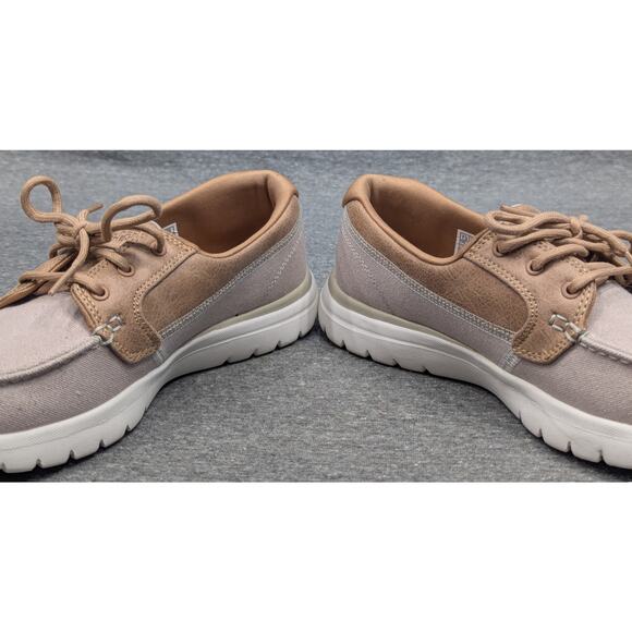 SKECHERS Womens Shoes - Tan, On the Go Flex, Embark, Boat Shoe, Size 7.5 - Picture 7 of 8
